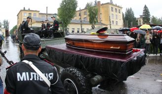 Farewell ceremony for fallen Maj. Gen. Sergei Kulchitsky