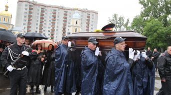 Farewell ceremony for fallen Maj. Gen. Sergei Kulchitsky