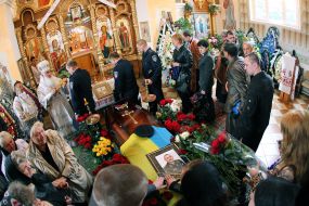 Farewell ceremony for fallen Maj. Gen. Sergei Kulchitsky