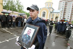 Farewell ceremony for fallen Maj. Gen. Sergei Kulchitsky