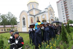 Farewell ceremony for fallen Maj. Gen. Sergei Kulchitsky