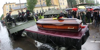 Farewell ceremony for fallen Maj. Gen. Sergei Kulchitsky