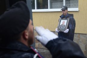 Farewell ceremony for fallen Maj. Gen. Sergei Kulchitsky