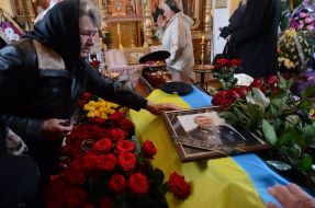 Farewell ceremony for fallen Maj. Gen. Sergei Kulchitsky