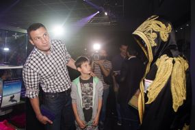 Vitaliy Klichko at the exhibition opening ceremony