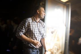 Vitaliy Klichko at the exhibition opening ceremony