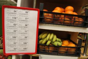 Продукти у супермаркеті