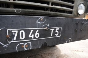 Обстріляна вантажівка