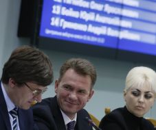 Андрей Магера, Михаил Охендовский и Жанна Усенко-Черная