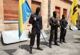 Volunteers of Battalion "Azov"