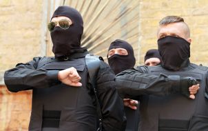 Volunteers of Battalion "Azov"
