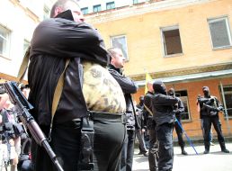 Volunteers of Battalion "Azov"