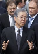 Vladimir Shandra, Sakata Toichi and Vladimir Bondarenko