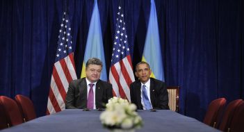 Petr Poroshenko and Barack Obama