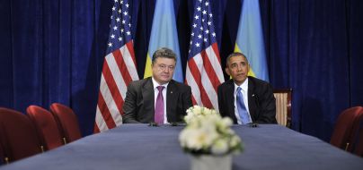 Petr Poroshenko and Barack Obama