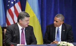 Petr Poroshenko and Barack Obama