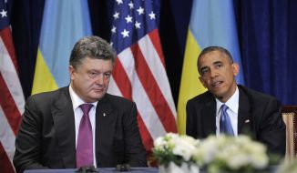 Petr Poroshenko and Barack Obama