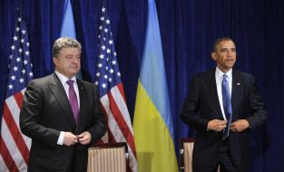 Petr Poroshenko and Barack Obama