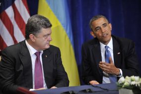 Petr Poroshenko and Barack Obama