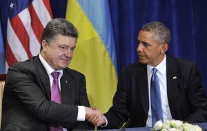 Petr Poroshenko and Barack Obama