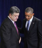 Petr Poroshenko and Barack Obama