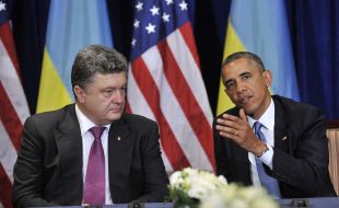 Petr Poroshenko and Barack Obama