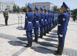 Rehearsal for the inauguration of President of Ukraine