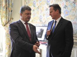 Петр Порошенко и Дэвид Кэмерон