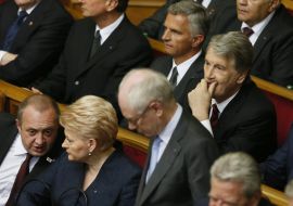 Dalia Grybauskaitė, Nicolae Timofti and Giorgi Margvelashvili