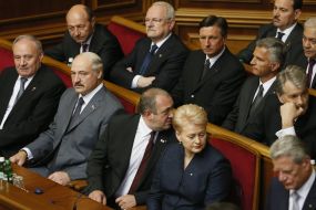Aleksandr Lukashenko, Dalia Grybauskaitė, Nicolae Timofti and Giorgi Margvelashvili