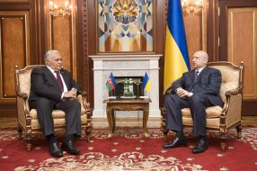 Aleksandr Turchinov and Oktay Asadov