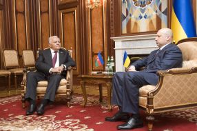 Aleksandr Turchinov and Oktay Asadov