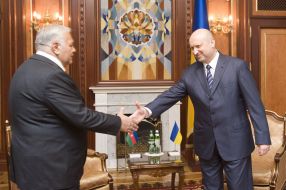 Aleksandr Turchinov and Oktay Asadov