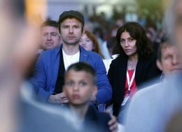 Svyatoslav Vakarchuk and Lyalya Fonaryova