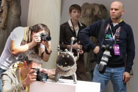 Exhibition of Ukrainian sculptor Oleg Pinchuk