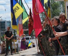 People during the mourning rally