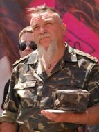 People during the mourning rally