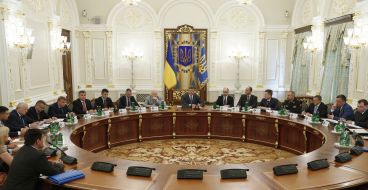 Участники заседания СНБО