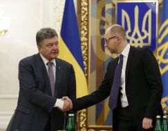 Петр Порошенко и Арсений Яценюк
