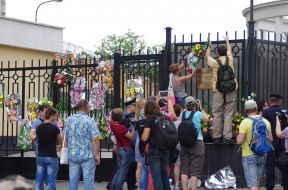 Participants of the picket