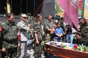 Farewell ceremony with Vladimir Martsishevsky