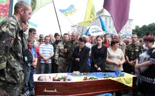 Farewell ceremony with Vladimir Martsishevsky