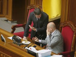 Vyacheslav Kirilenko and Aleksandr Turchinov