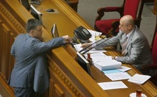 Oleg Tyagnibok and Aleksandr Turchinov