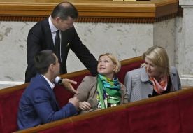 Irina Gerashchenko and Oleg Lyashko