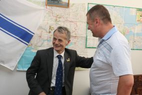 Mustafa Dzhemilev and Yuriy Bereza