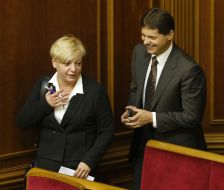 Валерия Гонтарева и Руслан Князевич