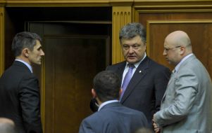 Петр Порошенко, Александр Турчинов и Виталий Ярема