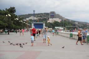 Embankment in Alushta