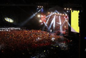 The audience at the concert  "Оcean of Elzа"